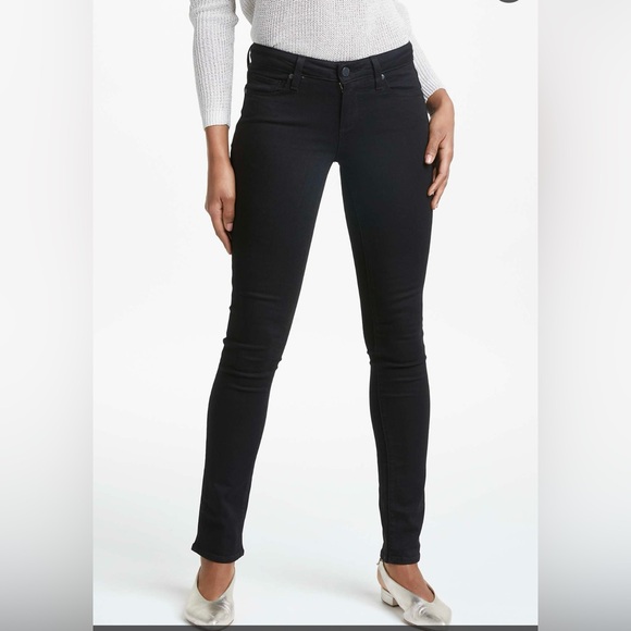 Paige Skyline Skinny Black Jeans - Size 26 - Picture 2 of 14